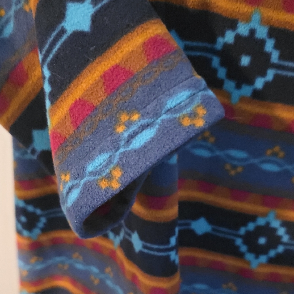 Eddie Bauer Multicolor Patterned Quarter-Zip Swea… - image 7